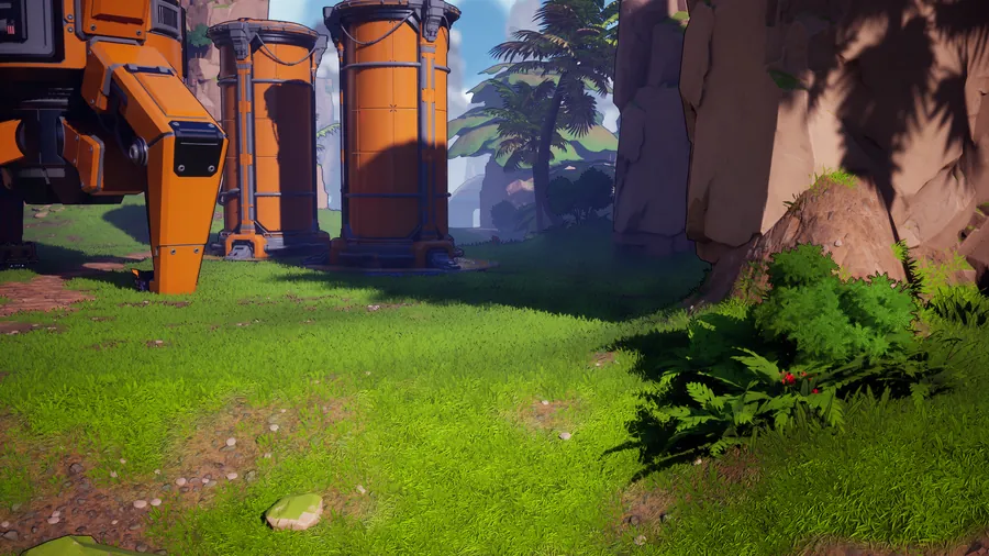 Vanguard Drop Site in AneeMate, supply drops and old machines at the edge of the jungle
